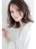 フレイムスヘアーアンドリラックス 西川口店&nbsp;美髪ホワイトグレージュネビージュ大人かわいいこなれミディ