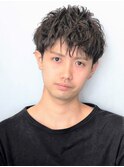 ウルフマッシュ爽やかナチュラル束感ツーブロックモテる黒髪