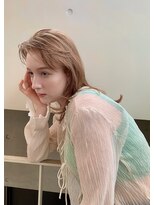 アクアオモテサンドウ(ACQUA omotesando)&nbsp;◇ミルクティベージュ/ブリーチ一回