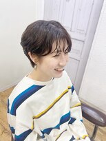 バイエイト(X８)&nbsp;かわいい大人のパーマショートスタイル