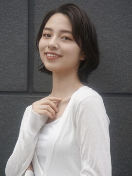 ガーデン オオタカノモリ(garden otakanomori) 綺麗めカジュアル大人の外ハネボブ20代30代40代×前髪なし