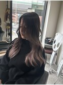 #黒髪#ボブルフ#ネビージュ#小顔#ワンレン