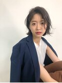軽やかな動きのあるボブ