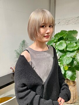 クリアーオブヘアー 栄南店(CLEAR of hair) ハイトーンボブ/RIHO