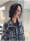 メンズボブパーマ