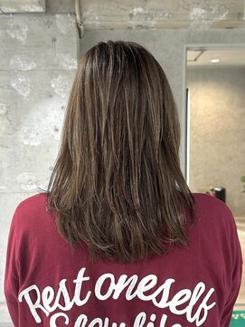 ラック(LUCK) レイヤーロング/バレイヤージュ/シルキーベージュ/船橋