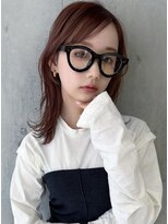 バロンフェム(baLon.fem)&nbsp;Stylist 本田愛／くすみピンク＝くびれロブ