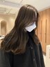 【ケアブリーチ使用】低ダメージのハイライト＋透明感カラー  ￥13300