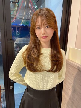 クシェル(kuschel) 似合わせカットx韓国風巻きxフェミニンロングxレイヤーx韓国前髪