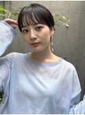 コンパクトショート#くびれヘア#アプリコットオレンジ