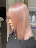 ベレーザ 渋谷(BELEZA)&nbsp;12407髪質改善ホワイトブロンドホワイトアッシュ艶髪ストレート