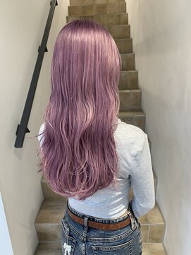 バズ(BUZZ) 【ブルベ夏】ブリーチ2回×ピンクラベンダー*BUZZ岡本