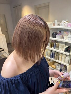ベレーザ 渋谷(BELEZA) 15261ミルクティーアッシュミルクティーベージュハイトーンボブ