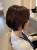 ~ピンクブラウン×くびれショート×艶感~