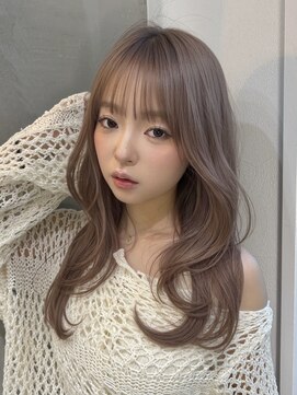 ロンドエニカ 大宮(Lond enika) 暗めカラー/レイヤーカット/マロンベージュ/くすみベージュ/大宮