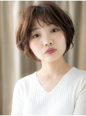 根元パーマ小顔ゆるふわフェザーショートTd1浦和20代30代40代