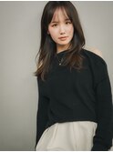 ロング　髪質改善／白髪改善／白髪ぼかし／脱白髪染め