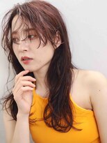ロッソ ヘアアンドスパ 北千住店(Rosso Hair&SPA)&nbsp;長めシースルーバング×ロング【北千住】