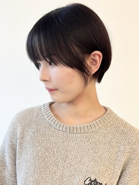 モリオフロムロンドン 松戸店(Morio from London) 【morio松戸 石山】大人かわいい丸みショートボブ20代30代40代