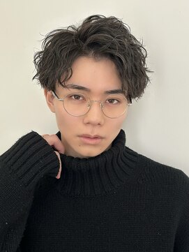 アリエッタ(aRietta) ルーズショートパーマ×黒髪ショート