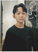 メンズセンターパートショート