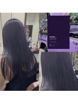 ヘアーアンドエステ サニープレイス(Hair&Esthe Sunny Place)&nbsp;艶感たっぷりパープルカラー