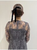 お呼ばれヘアアレンジ