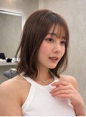 ストンボブ／切りっぱなしボブ／あご下２センチボブ／レイヤー