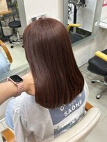 ヘアー アピッツ(hair a p i t s)&nbsp;ツヤ感たっぷりオレンジブラウンカラー♪