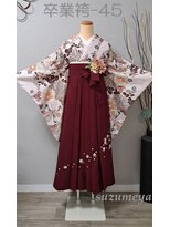 きものサロン すずめ屋 レンタル卒業袴-45 七宝 (袴、帯色変更可)