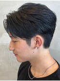 再現性抜群の刈り上げニュアンスパーマセンターパート◎