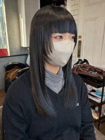 hyon myon/RISEbyREVO 綾瀬店【ヒョンミョン】&nbsp;ハッシュカット/デザインカラー/グレージュ[綾瀬駅/韓国ヘア]