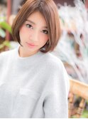 *+COVER HAIR+*…好印象なフェミニンボブa