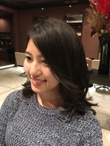 シュバルツ(schwarz) ワンカールコテ巻き風 ワンカールロングボブ