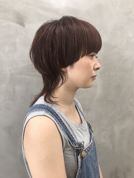 アカ(ACA) 【ACA】　くびれセミディ　個性派マッシュウルフ