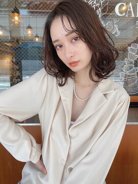 ルービック 梅田茶屋町(Rubik) ワンホンミディアム_グレージュ_大人かわいい