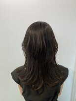 アドラーブル 松崎店(adorable) 大人かわいい☆ツヤ感暗髪×無造作カールスタイル