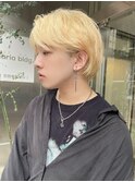 《kaito》リバースショートヘア × ブロンドベージュ☆