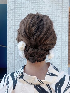 ヘアサロン ムク(HAIR SALON.MuKu) 大人可愛い浴衣ヘアアレンジ