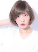大人ショート小顔カット20代30代40代アースカラー