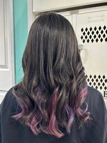 マティーナ ヘアー 池袋(Matina hair)&nbsp;【インナーカラー×ピンク&パープル】20代30代40代