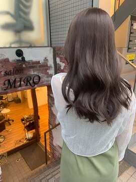 ヘアサロン ミロ(Hair Salon MIRO) シルク髪×くすみベージュ
