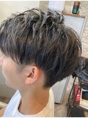 束間アップバング