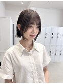 ショートカット/ショートボブ/グレージュカラー[大阪梅田駅]