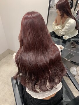 ゴウトゥデイ 渋谷MODI店(GO TODAY) ワインレッド ブリーチなしダブルカラー <渋谷/渋谷駅>