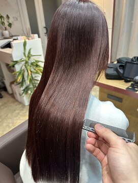 イロ(iro) アマトラ"カシミヤ質感"髪質改善トリートメント/ピンクベージュ