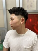 メリケンバーバーショップ トーキョー(MERICAN BARBERSHOP TYO)&nbsp;ハイライト/マッシュパーマ/ウルフ/アッシュブラック229