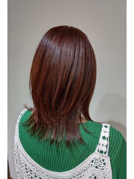 レッドソウル(RED SOUL) ピンクベージュ×ボルドーカラー