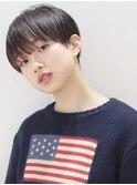ナチュラルマッシュ#黒髪#ボブルフ#小顔#ネビージュ#ワンレン