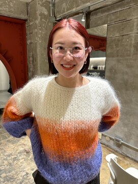 ハマモト ヤマ オオサカ(ハマモト Yama Osaka) レッドカラー ボブ